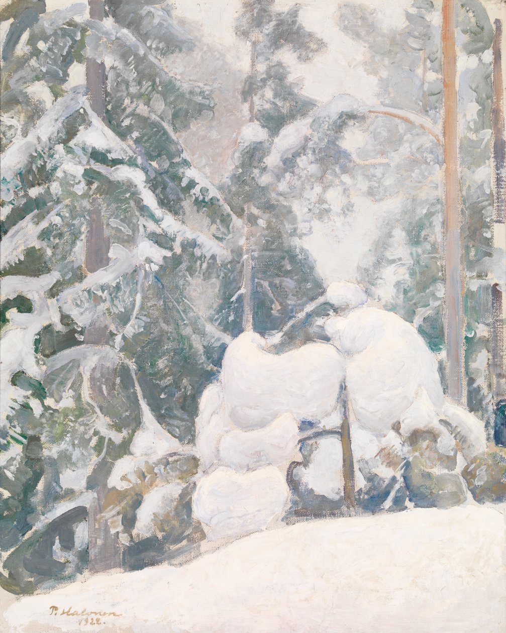 Vinterlandskap av Pekka Halonen