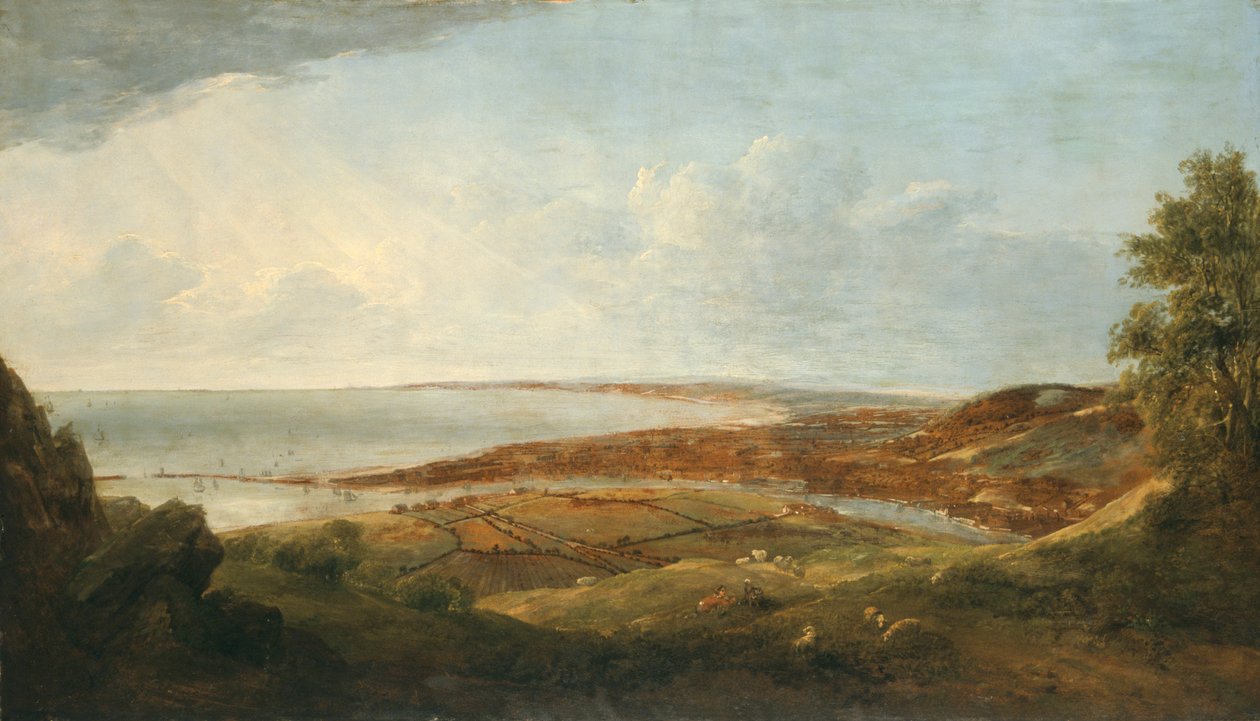 Swansea, ca 1830. av Penry Williams