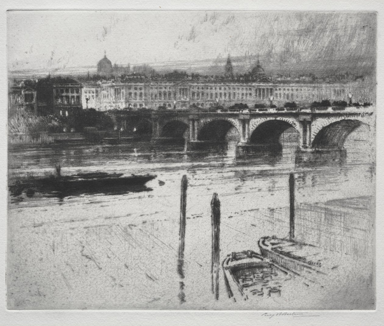 Waterloo Bridge av Percy Robertson