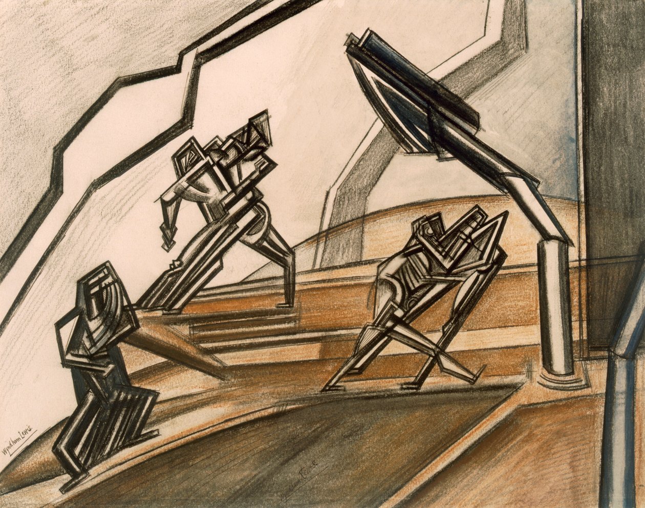 Kamp nr.2. av Percy Wyndham Lewis
