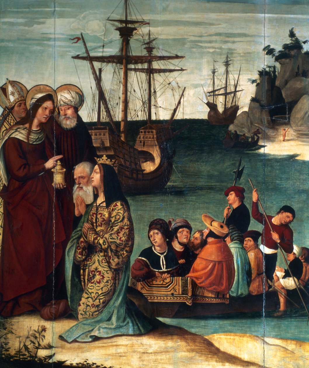 Forkynnelse av Santa Magdalena i Marseille, 1526 av Pere Mates