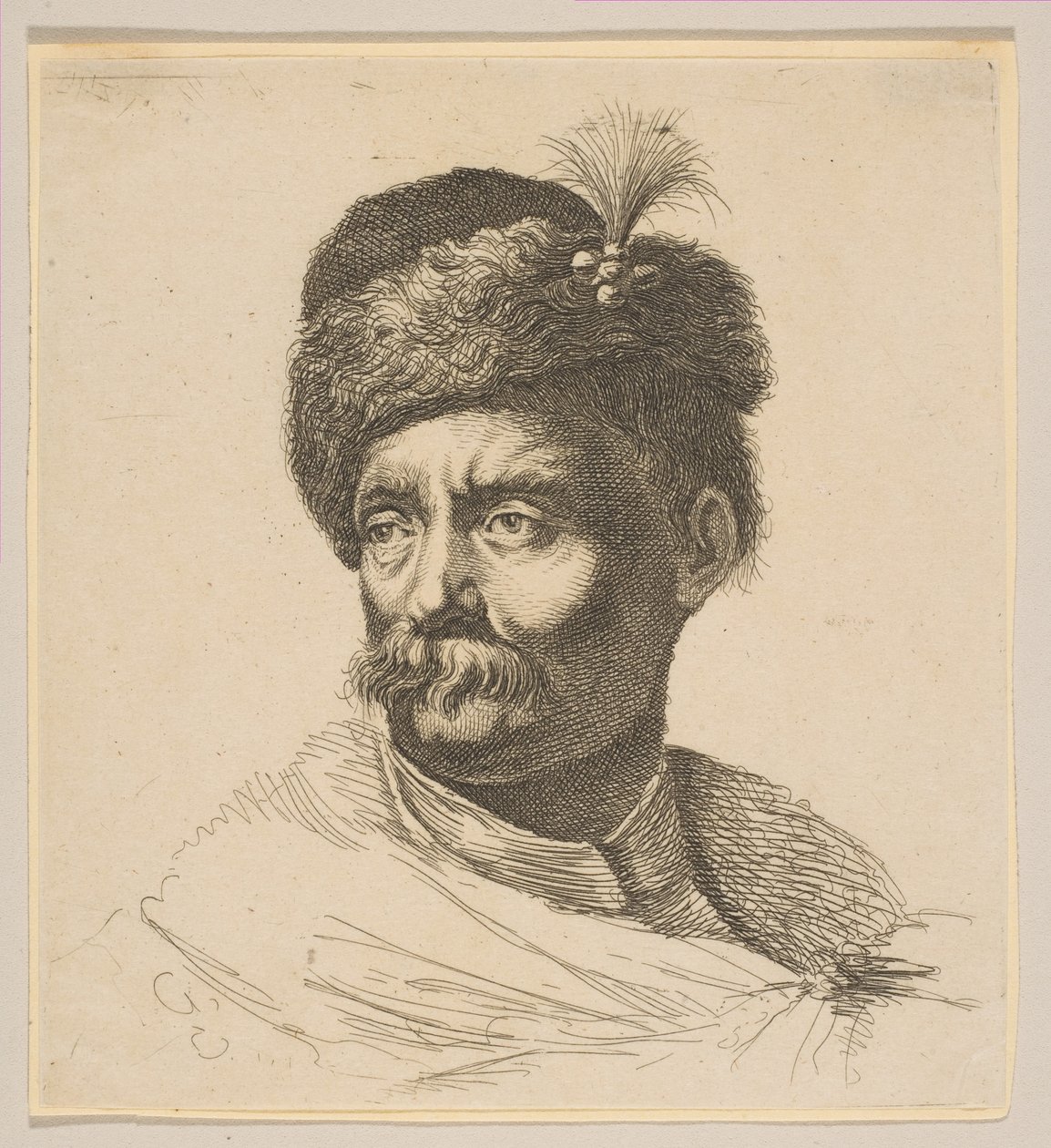 Byste av en pol, etter 1641. av Peregrine Lovell