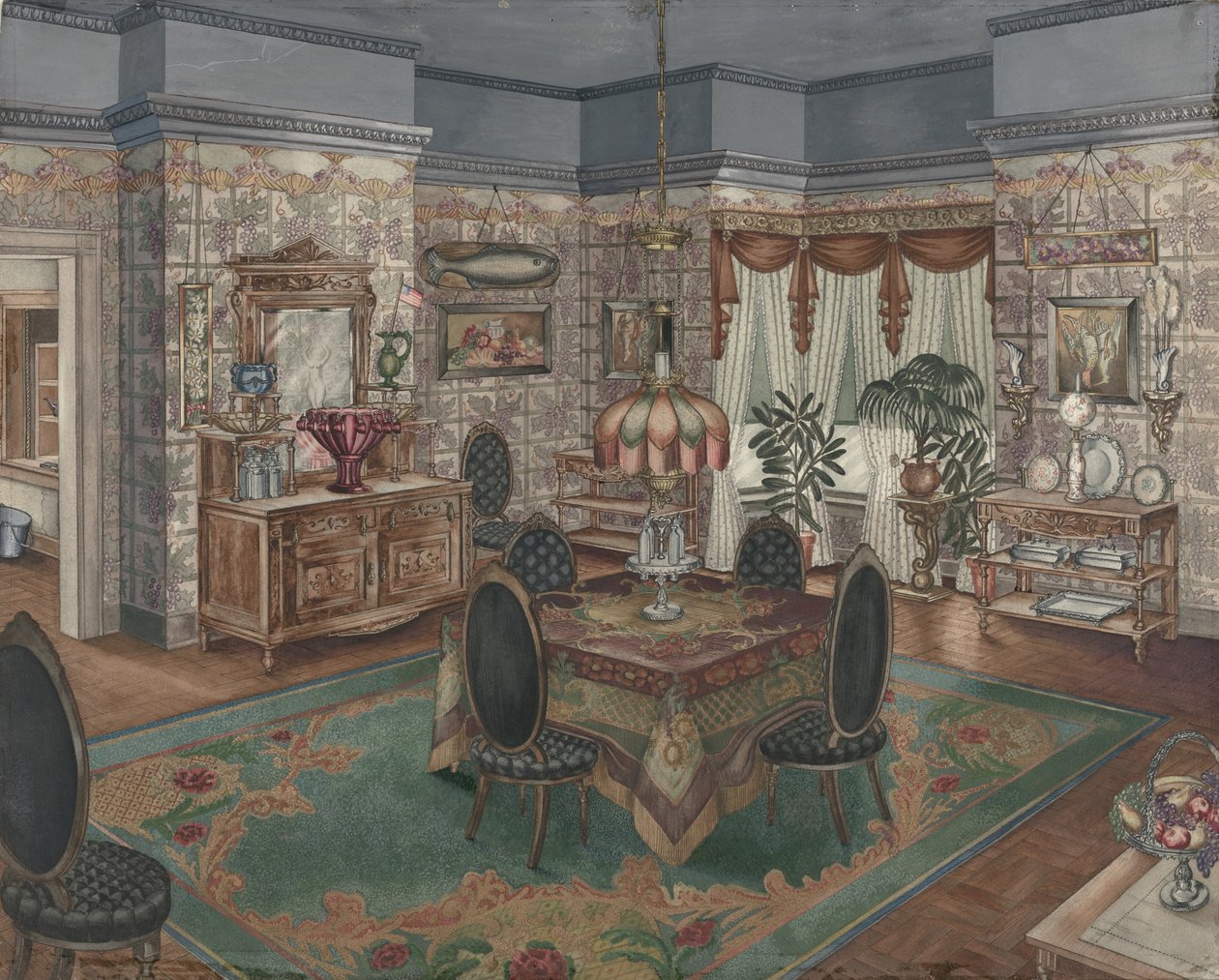 Spisestue, 19351942. av Perkins Harnly