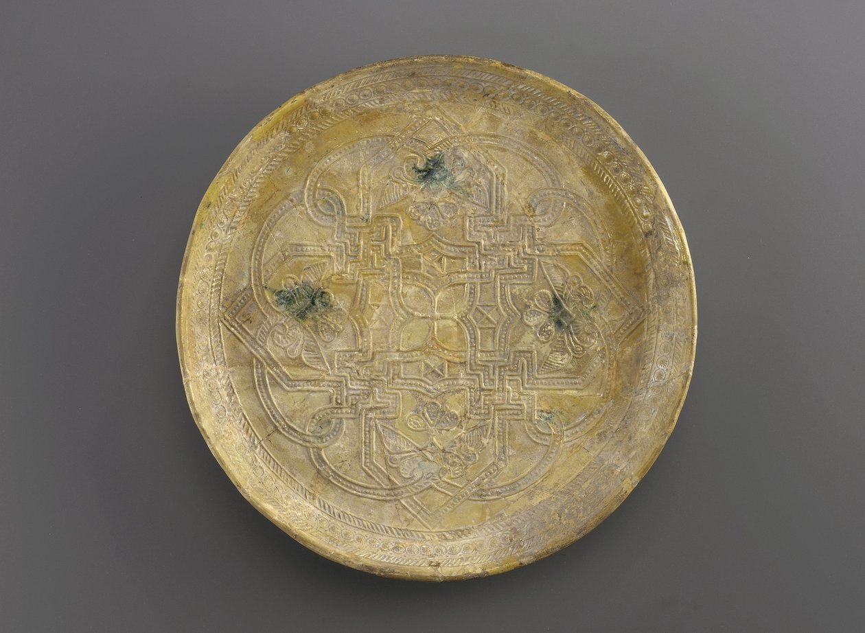 Dish, Irak, Abbasid-dynastiet (keramikk) av Persian School