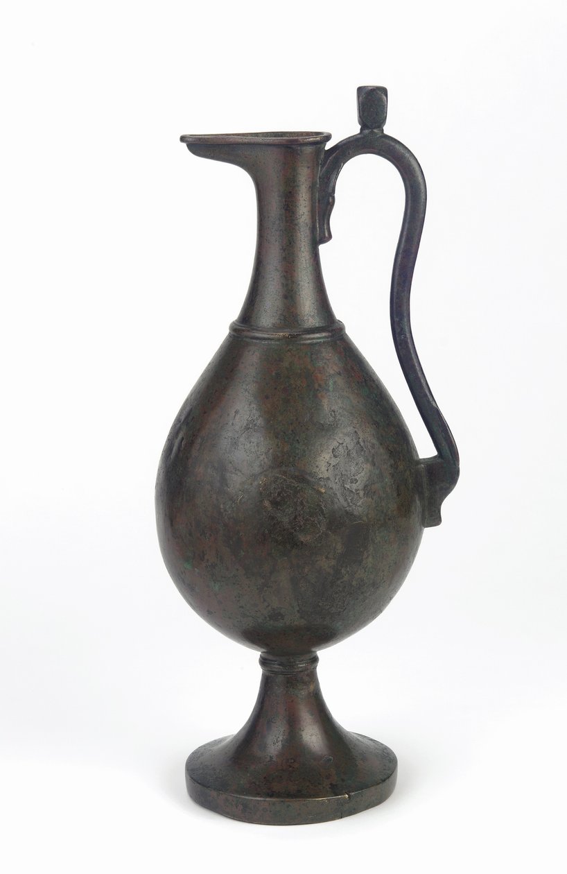 Ewer, Iran, Abbasid-dynastiet, 9.-10. århundre (messing) av Persian School