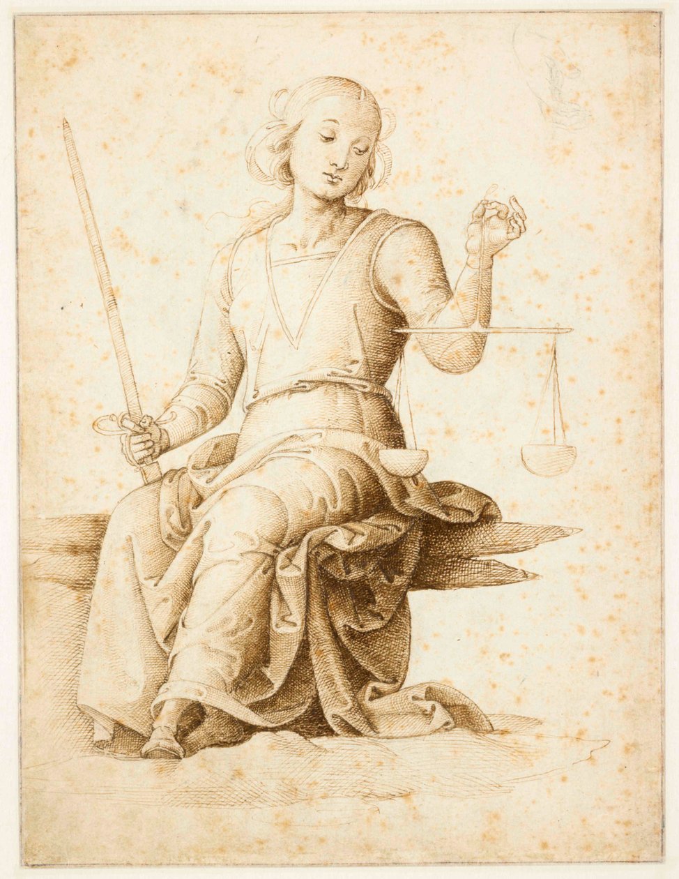 Rettferdighet, 1500-1503. av Perugino