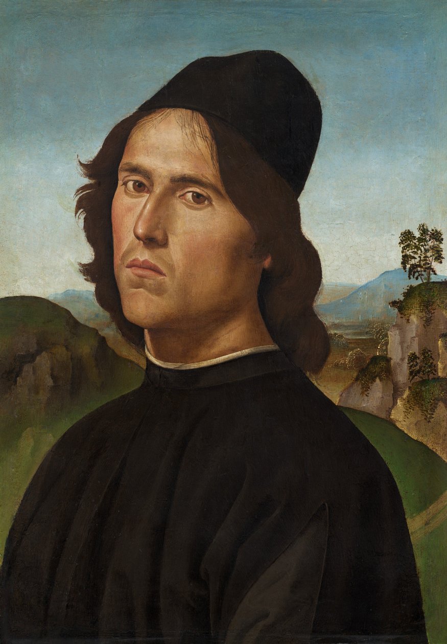 Portrett av Lorenzo di Credi, 1488. av Perugino