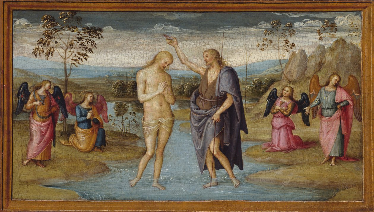 Kristi dåp, 150005. av Perugino