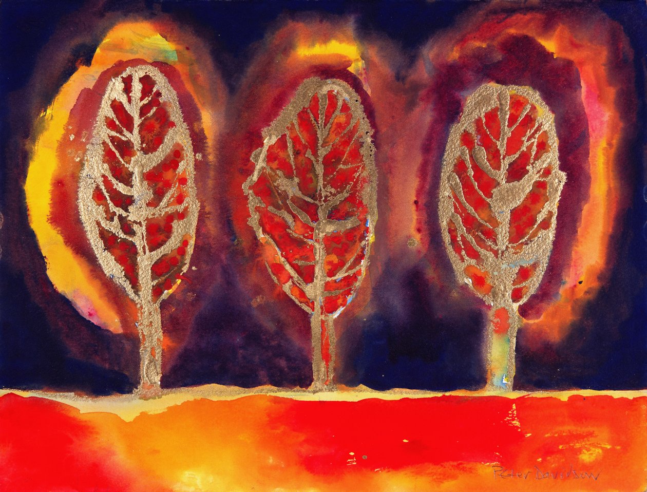 Blazing Trees, 1996 av Peter Davidson