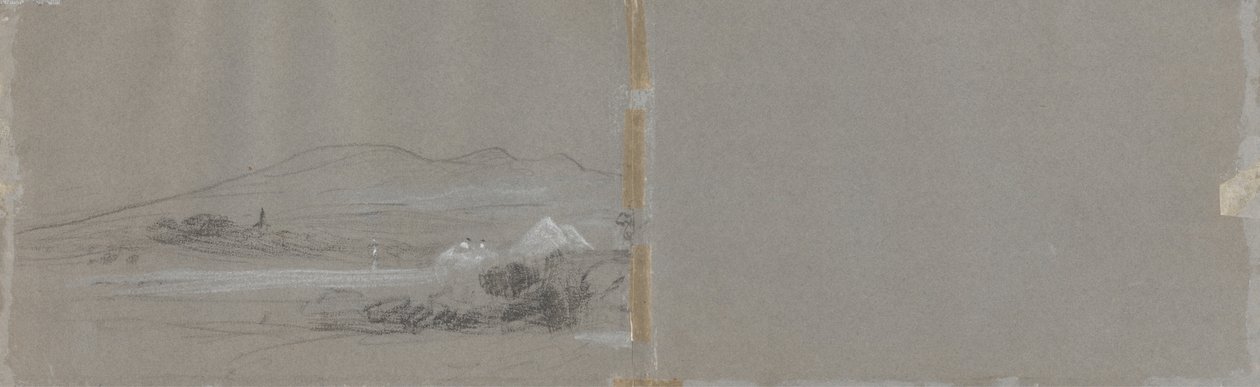 Høsting Scene, Cheddington av Peter de Wint