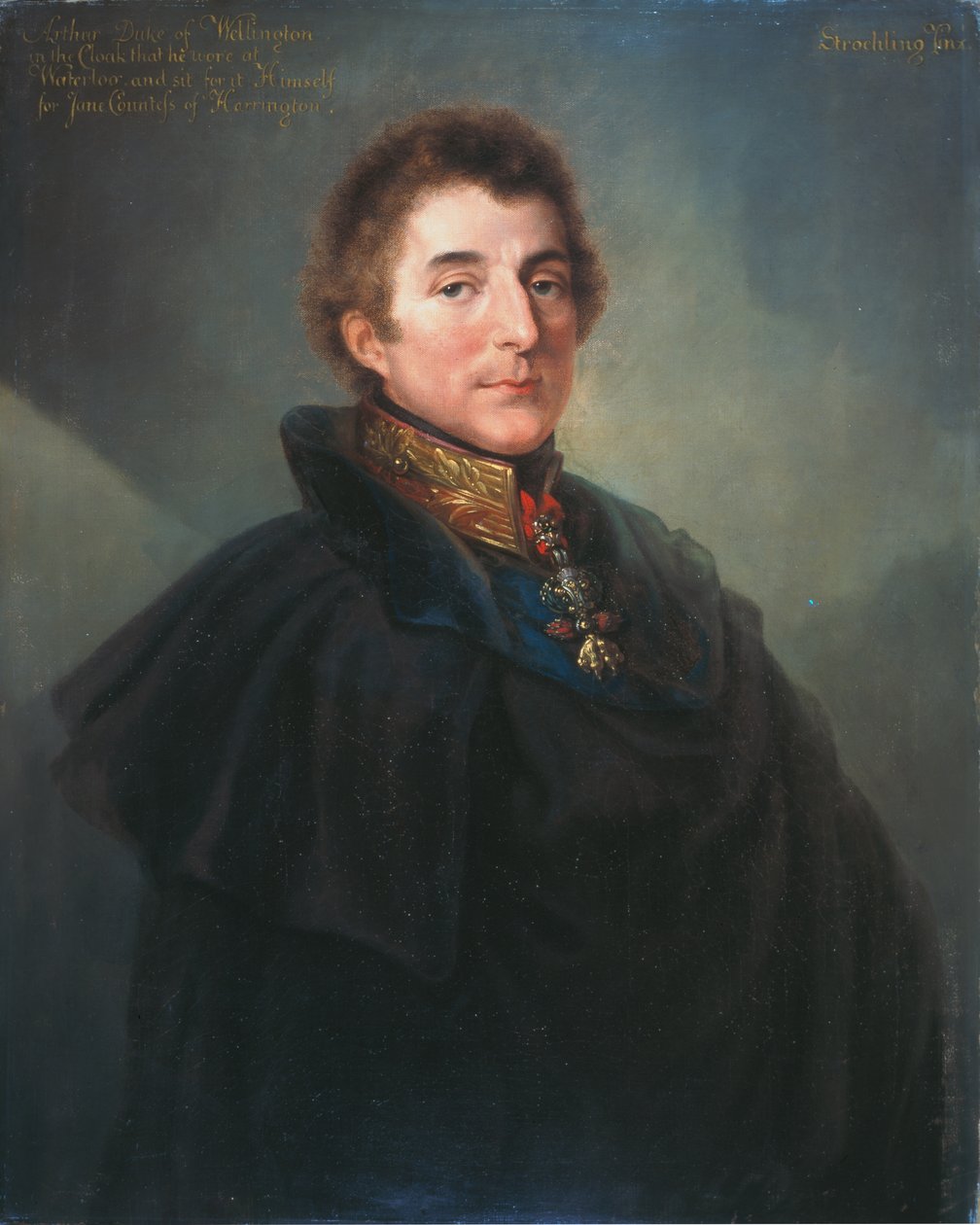 Feltmarskalk Arthur Wellesley, KG KCB (1769-1852) ca. 1820 av Peter Eduard Stroehling