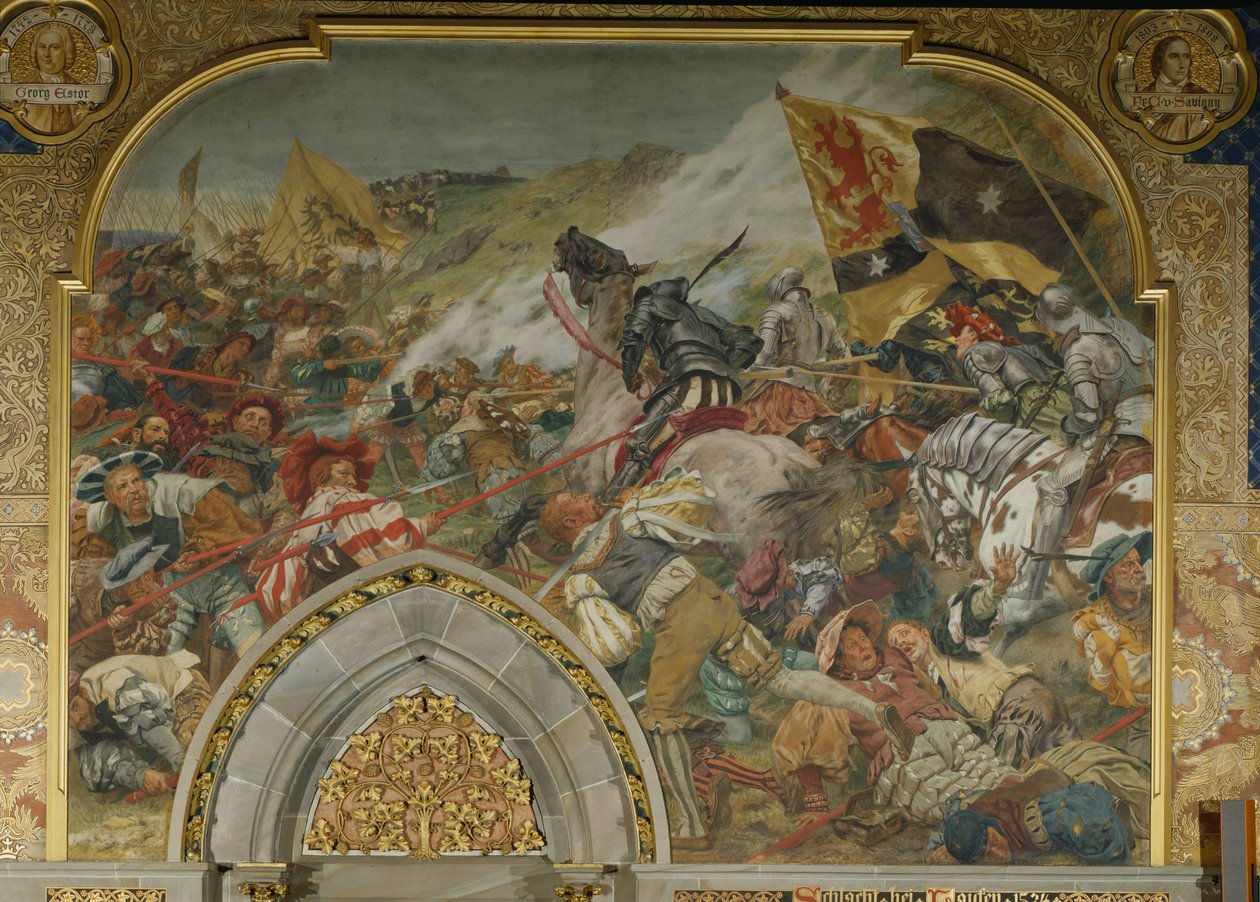 Slaget ved Lauffen i 1534, 1903 av Peter Johann Theodor Janssen