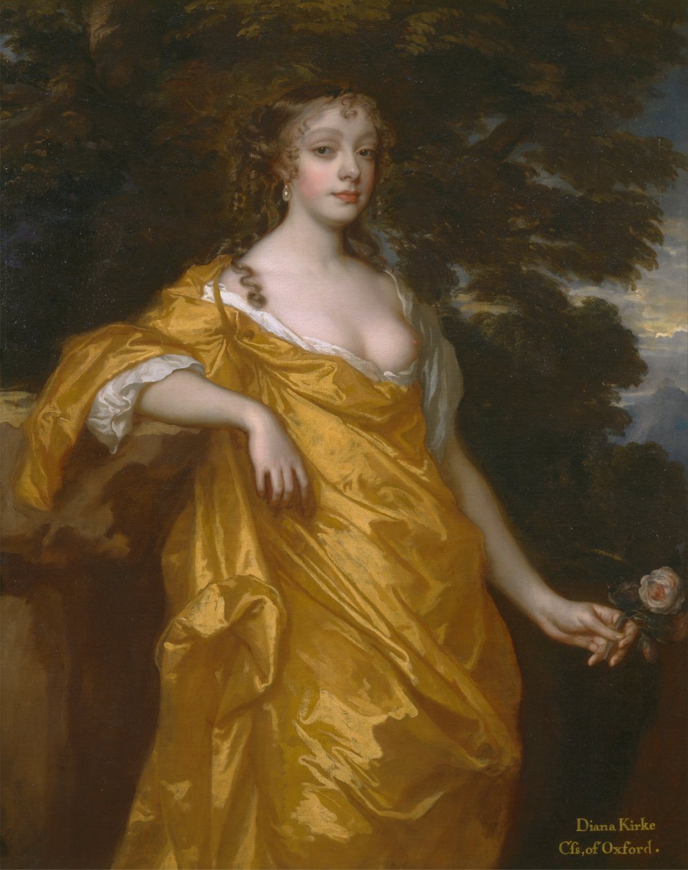 Diana Kirke, later Countess of Oxford av Peter Lely