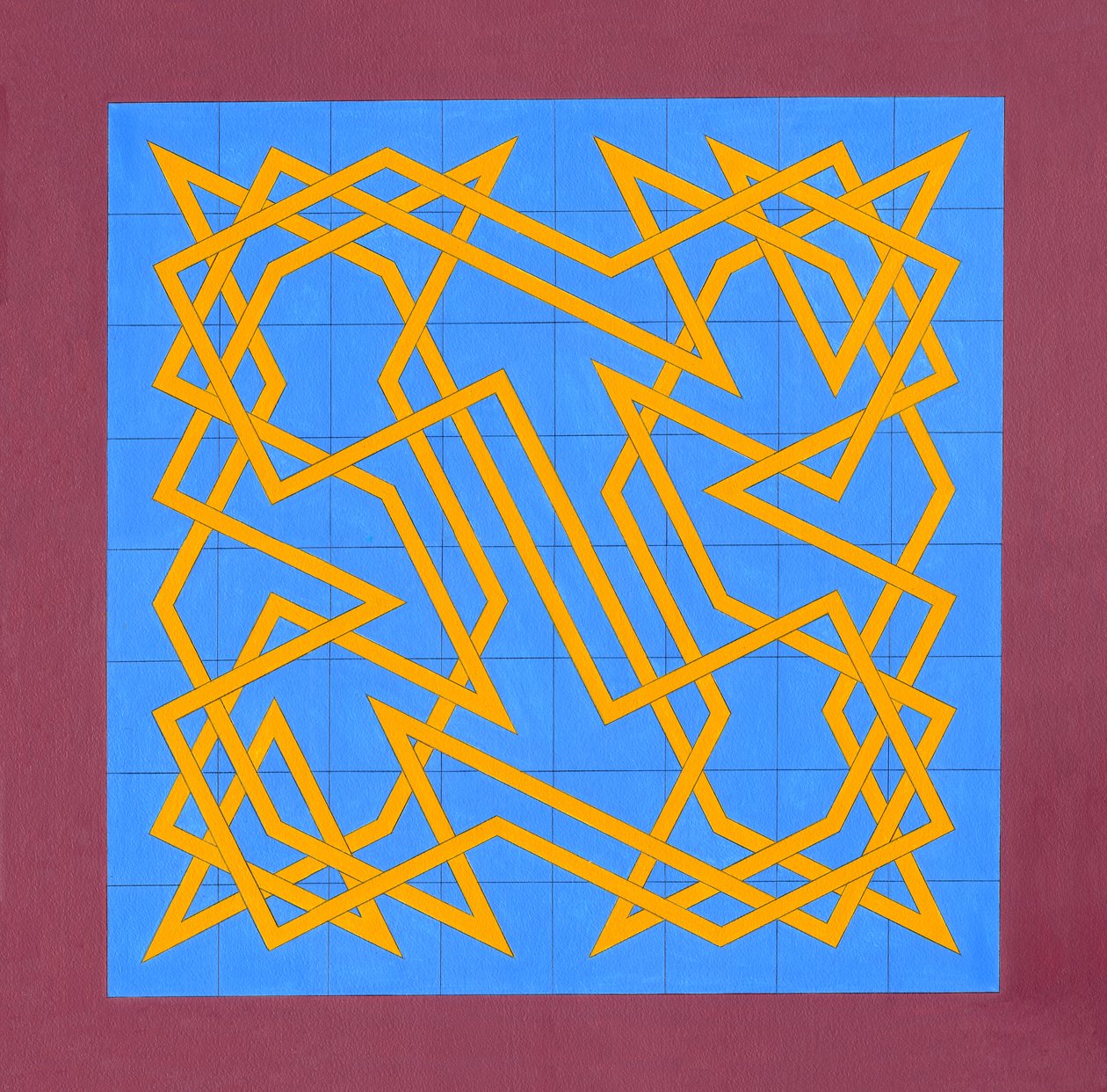 Knights Talisman, 2011 (akryl om bord) av Peter McClure