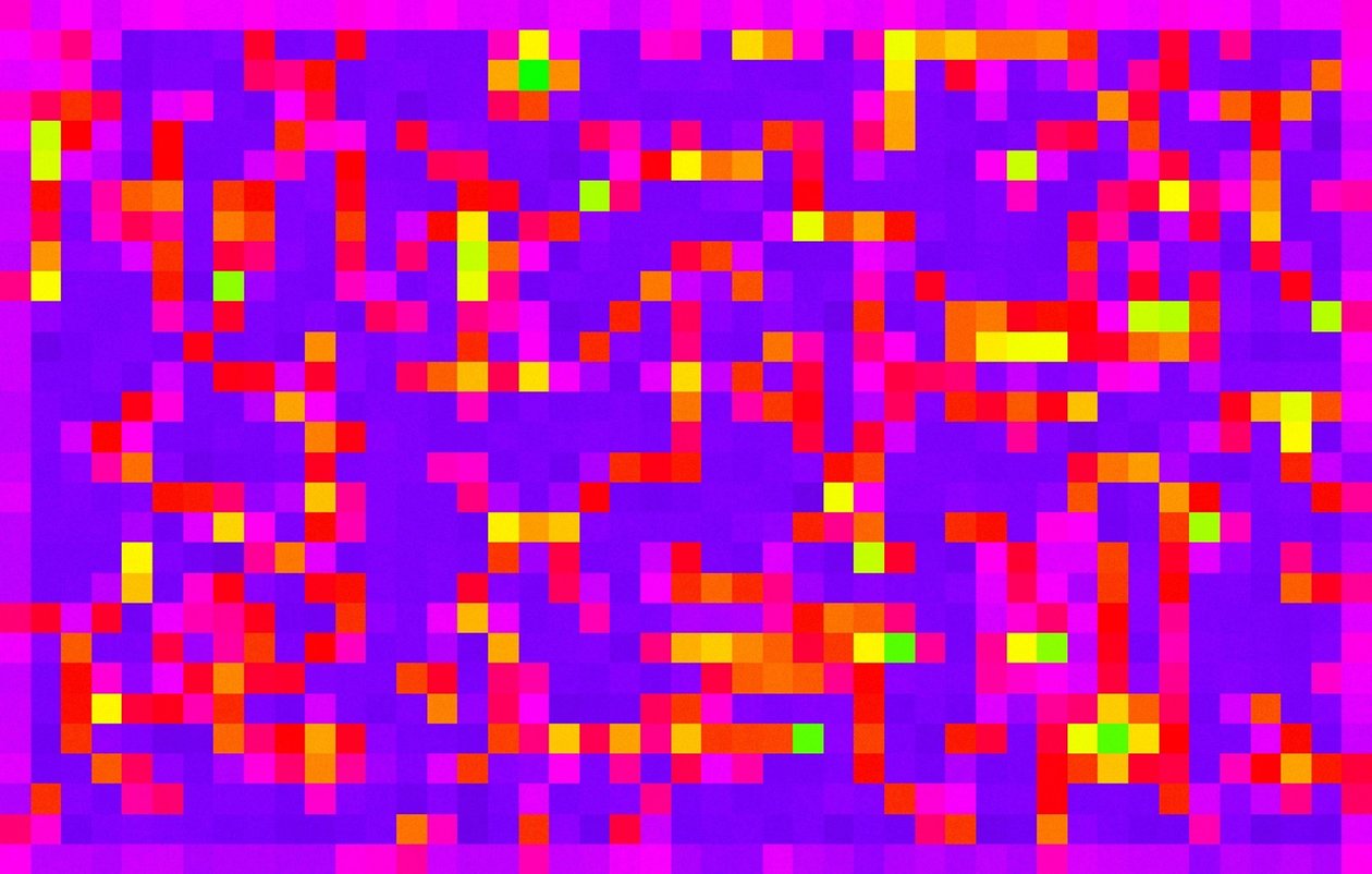 SQUARE FIXATION.2013, (digitalt bilde) av Peter McClure
