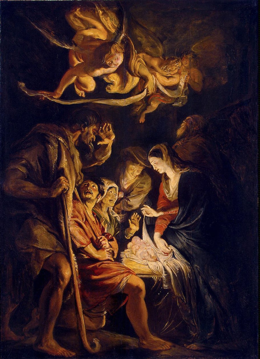 Tilbedelsen av hyrdene av Peter Paul Rubens