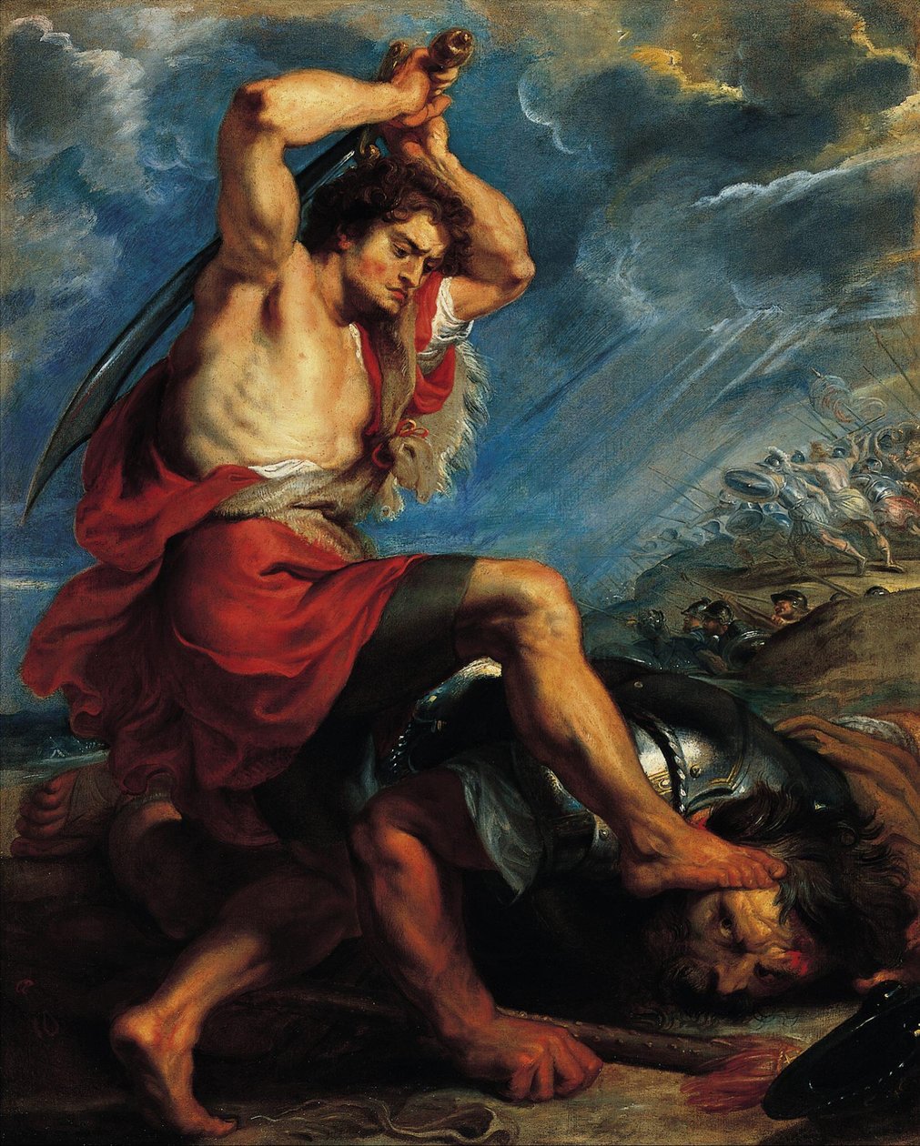 David Slaying Goliath av Peter Paul Rubens