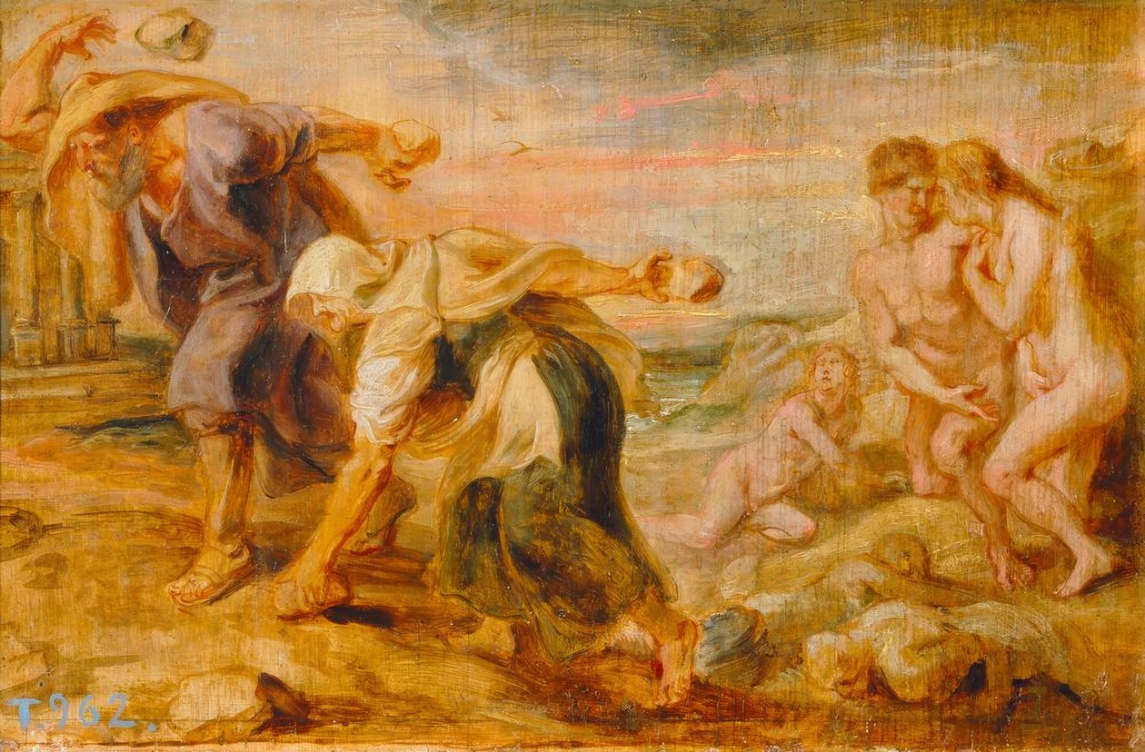 Deucalion og Pyrrha av Peter Paul Rubens
