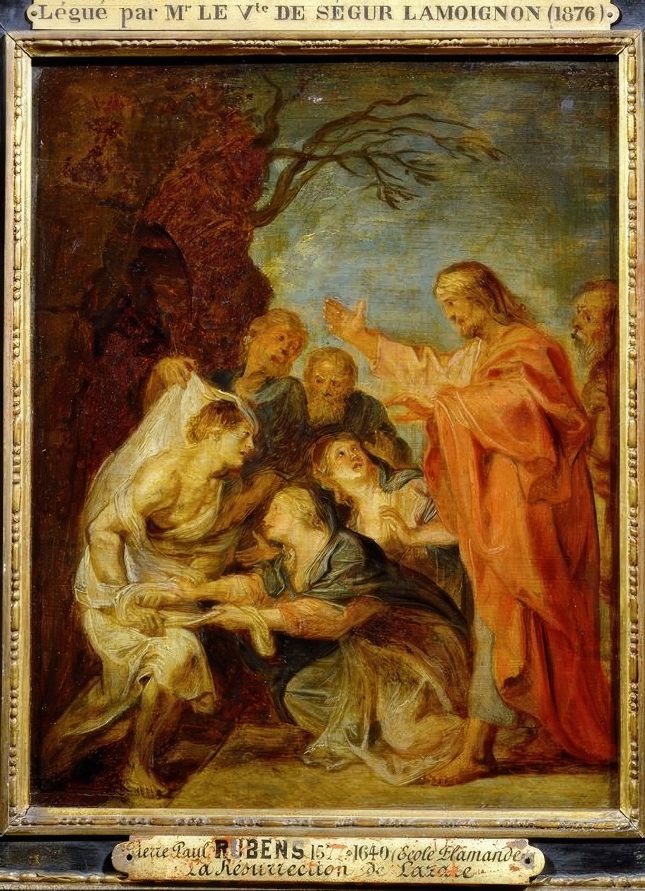Oppreisningen av Lasarus av Peter Paul Rubens