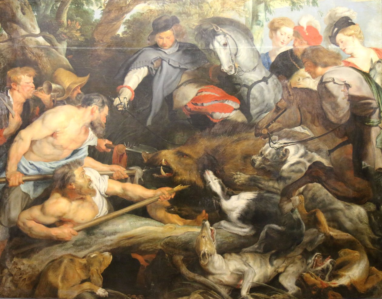 Villsvinjakt av Peter Paul Rubens