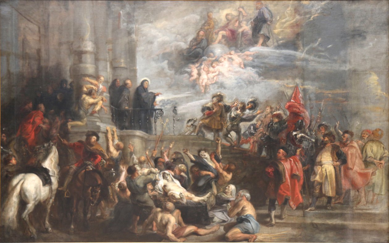 Miraklene til Saint Benedict av Peter Paul Rubens