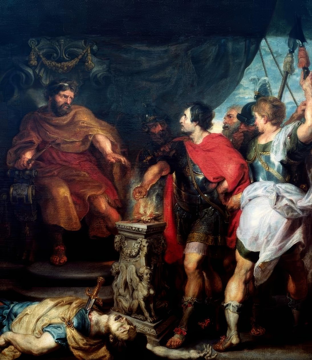 Mucius Scaevola vor Porsenna av Peter Paul Rubens