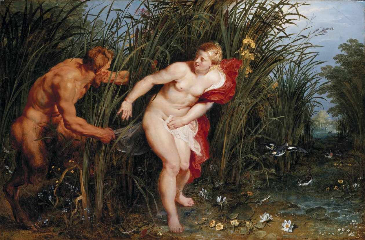 Pan i Syrinx av Peter Paul Rubens