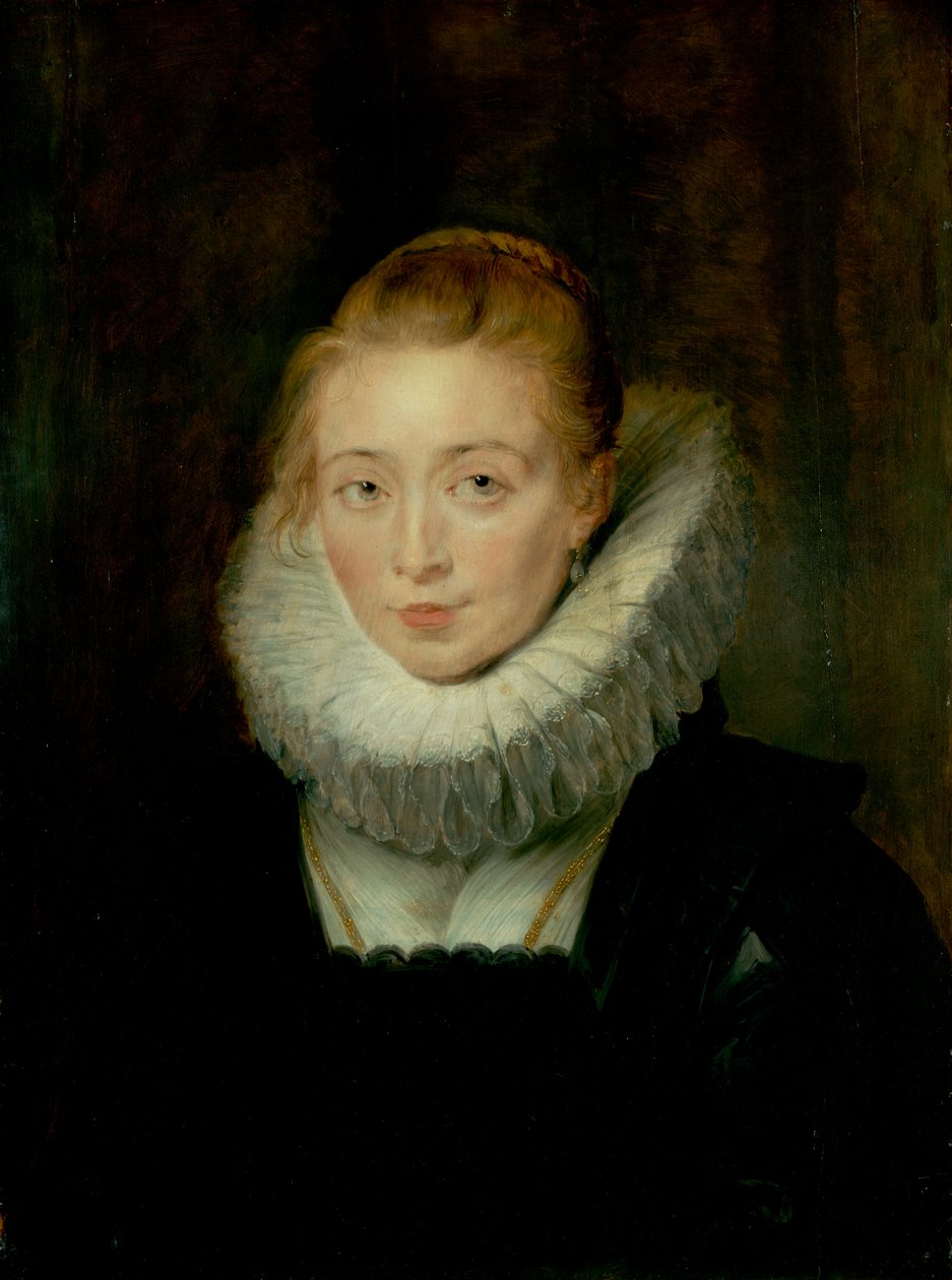 Portrett av Lady-in-Waiting til Infanta Isabella av Peter Paul Rubens