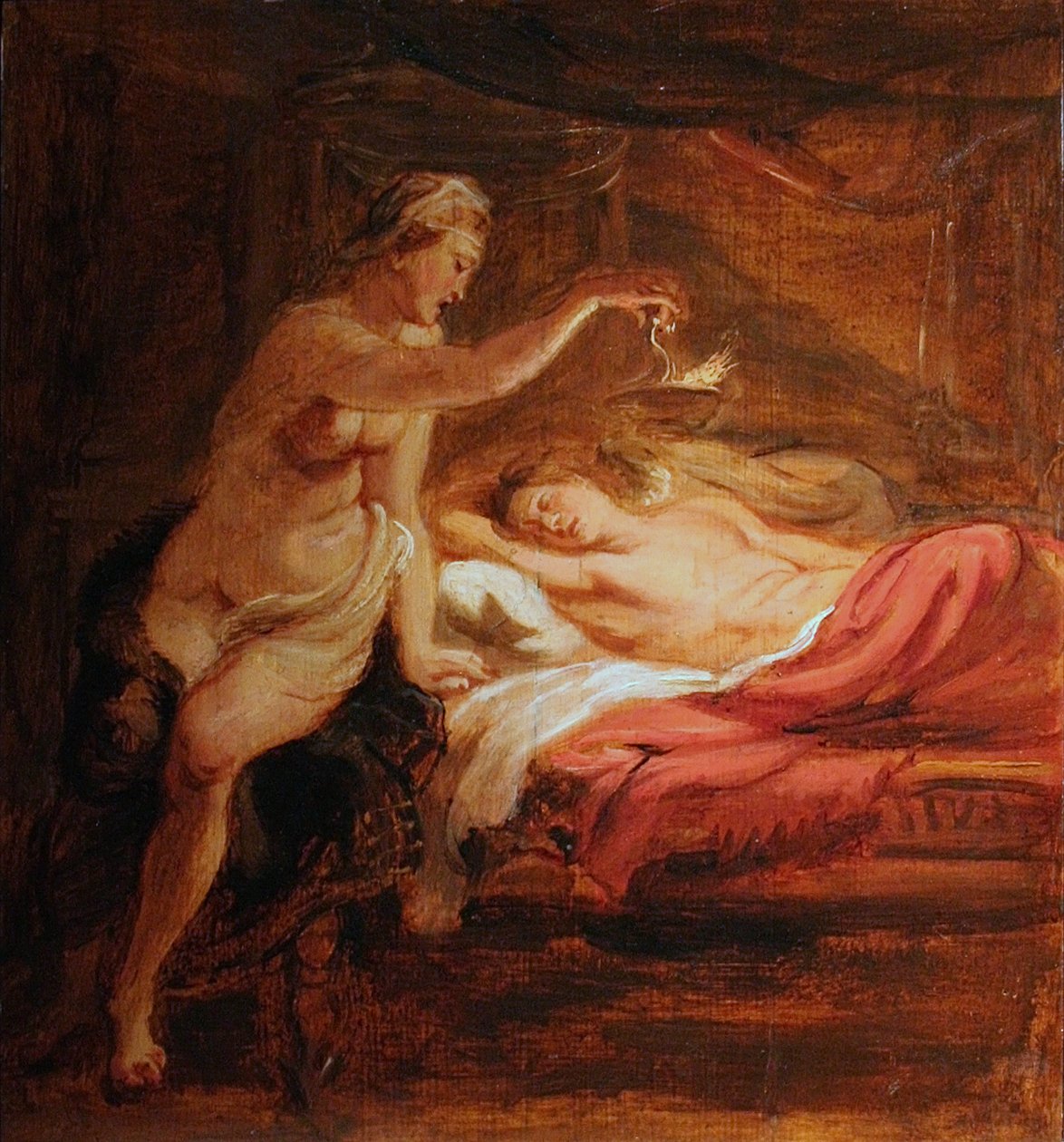 Psyke og sovende kjærlighet av Peter Paul Rubens