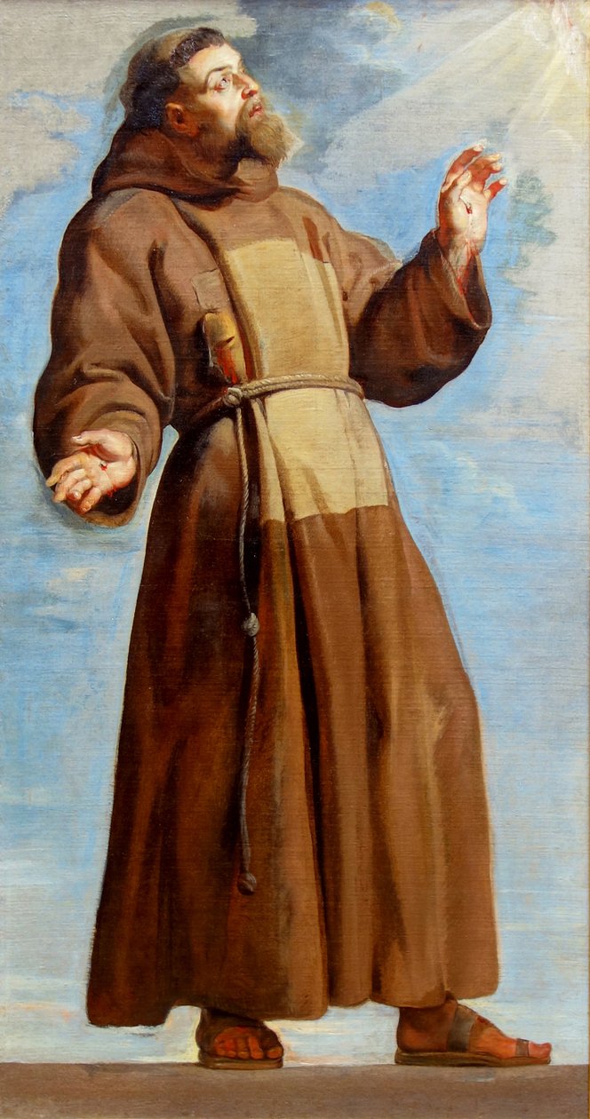 Saint Francis av Peter Paul Rubens