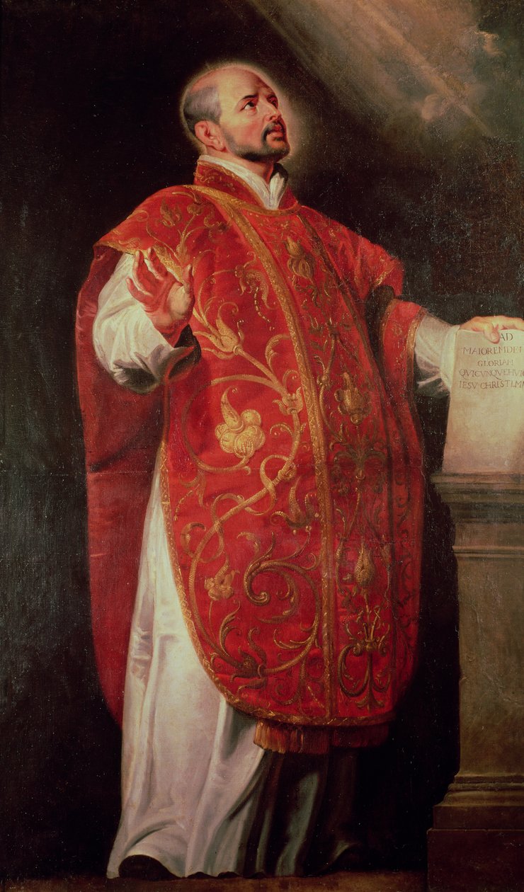 St. Ignatius av Loyola (1491-1556) Jesuittenes grunnlegger av Peter Paul Rubens