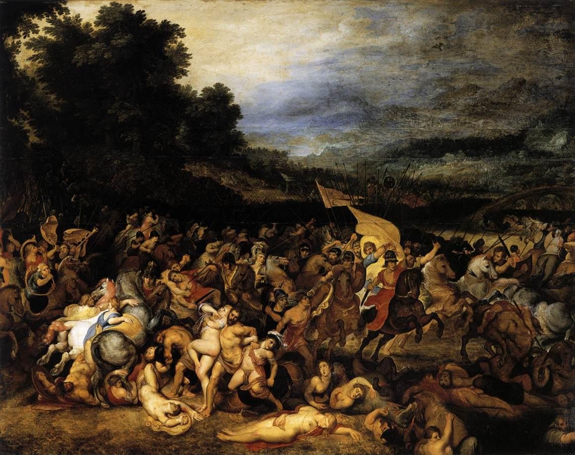 Slaget om Amazonas av Peter Paul Rubens
