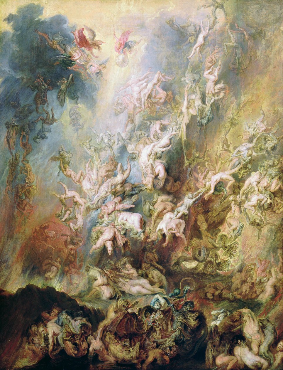 De fordømtes fall av Peter Paul Rubens