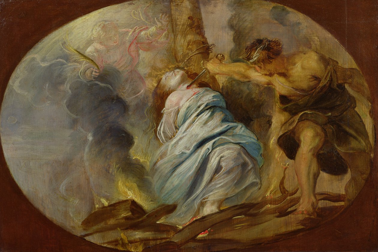 The Martyrdom of St. Lucy, ca. 1620 av Peter Paul Rubens