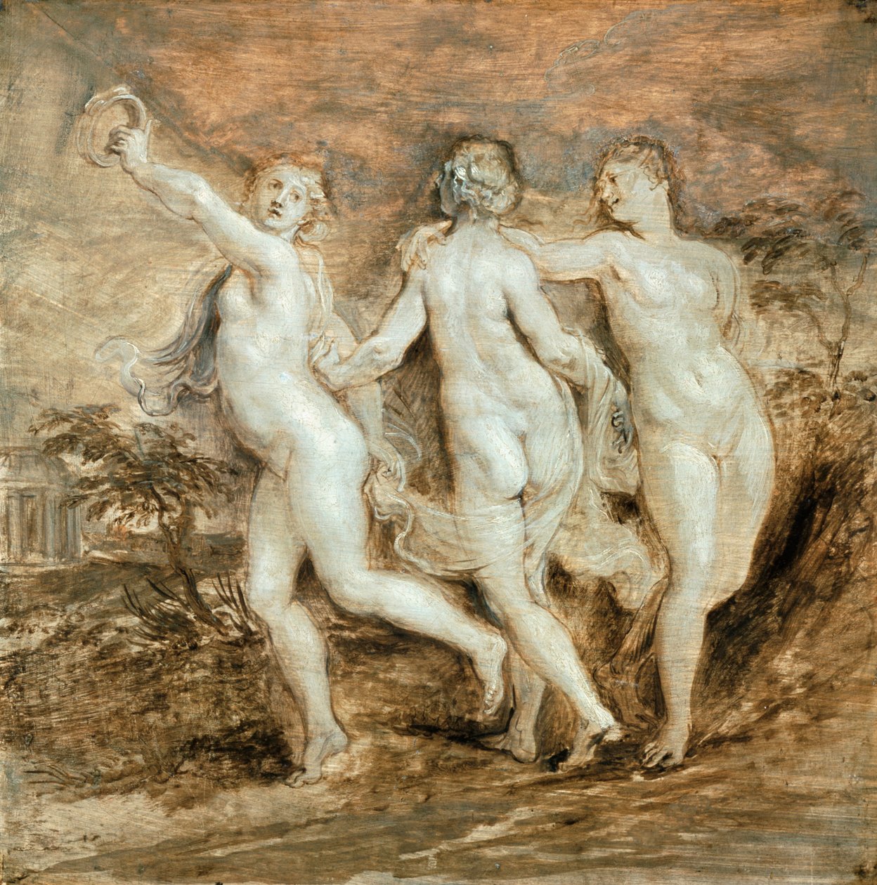 De tre nådene av Peter Paul Rubens