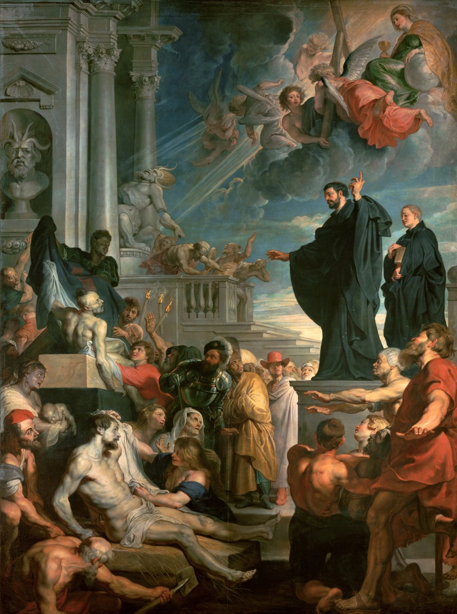 Miraklene til St. Francis Xavier av Peter Paul Rubens
