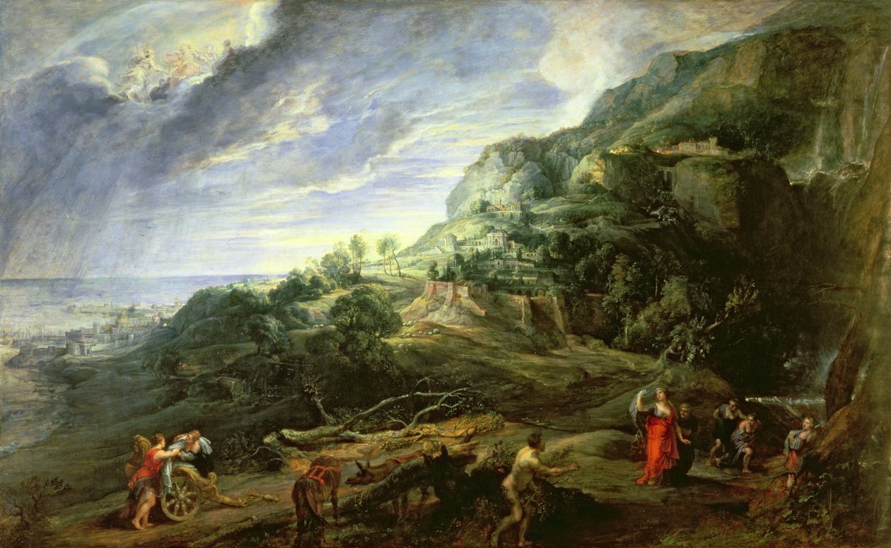Ulysses på Phaecian Island av Peter Paul Rubens