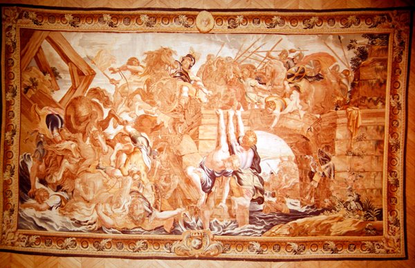 Slaget ved Milvian Bridge av Peter Paul after Rubens