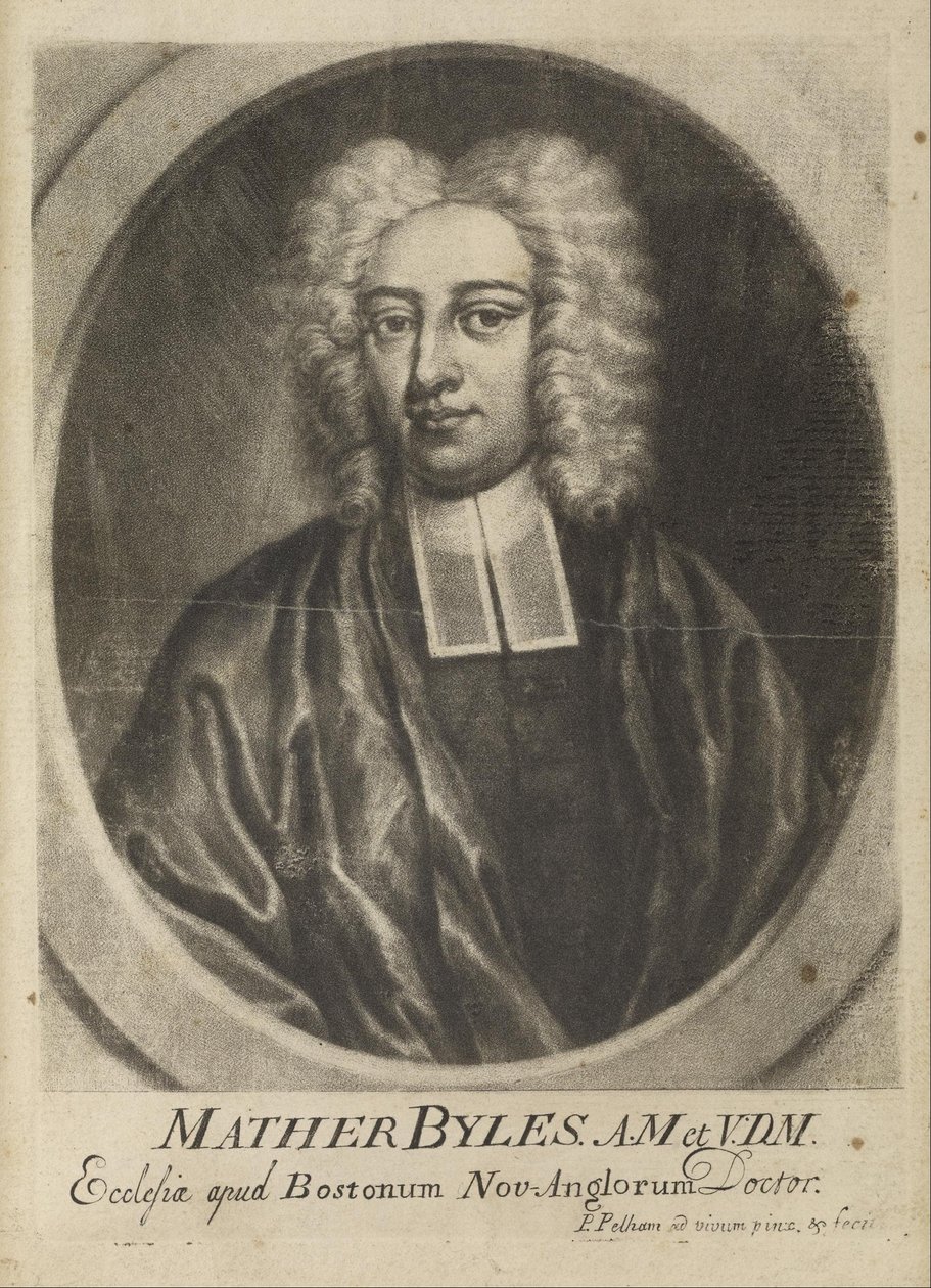 Mather Byles av Peter Pelham