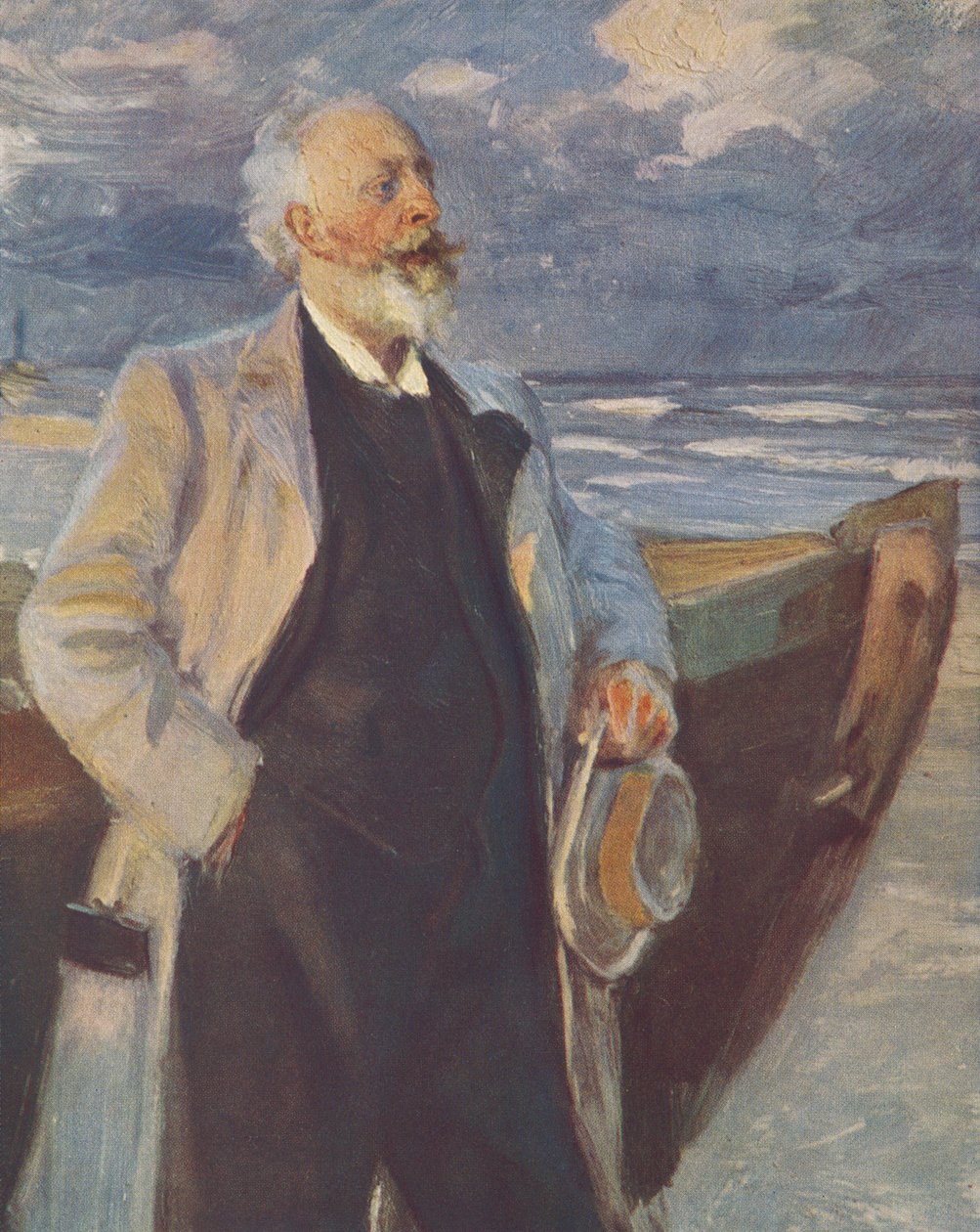 Holger Drachmann av Peder Severin Krøyer
