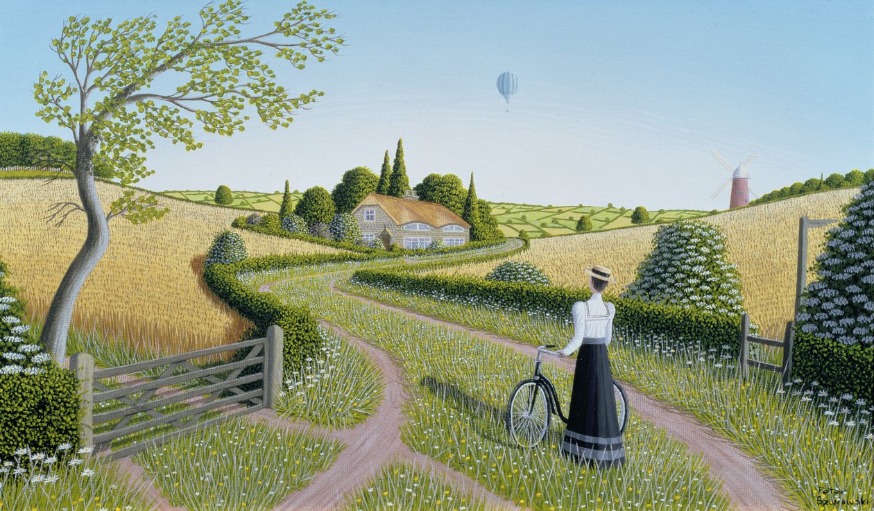 Sommersykling, 1996 av Peter Szumowski