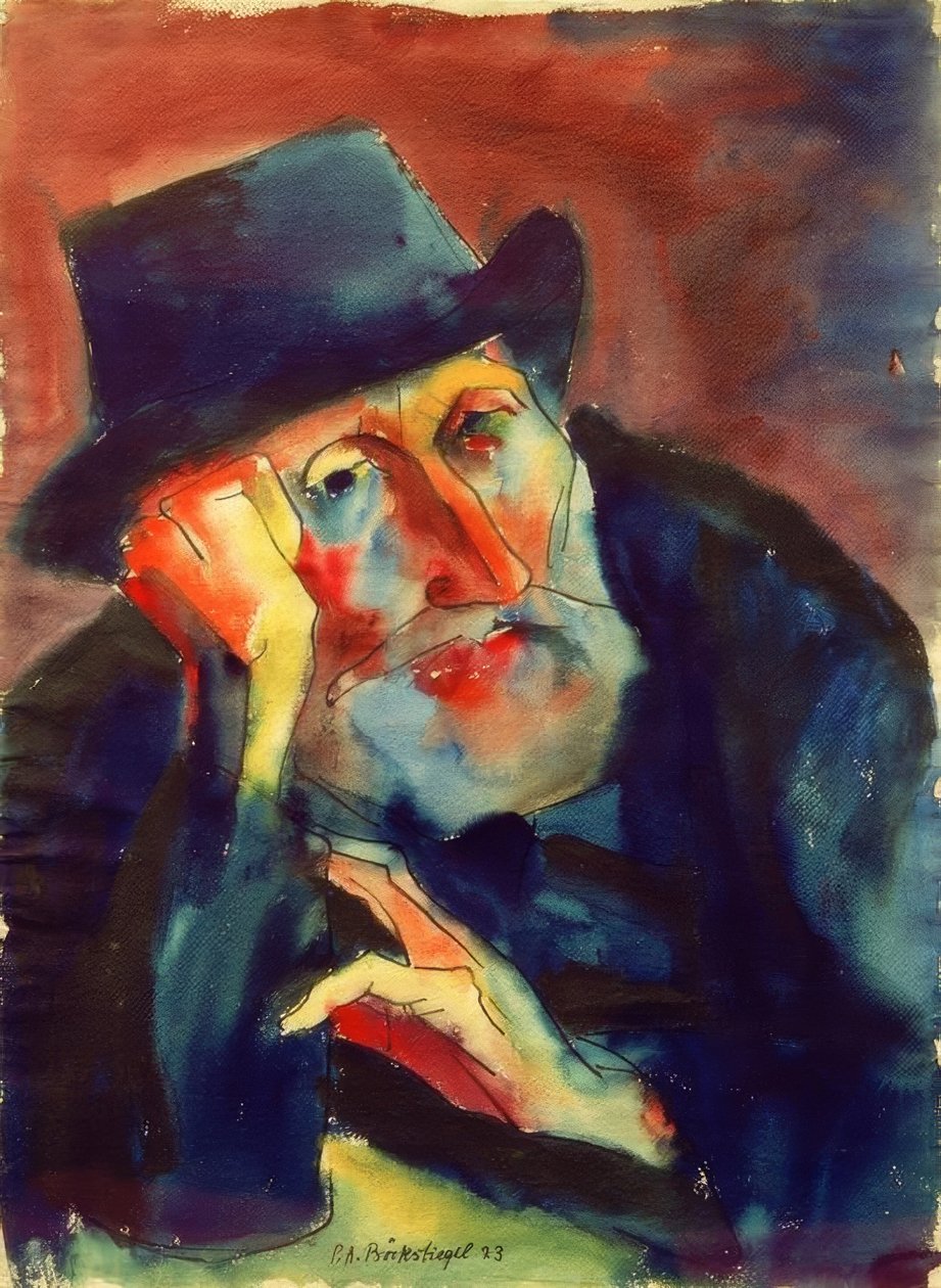 Leder Peter Susieck av Peter August Böckstiegel