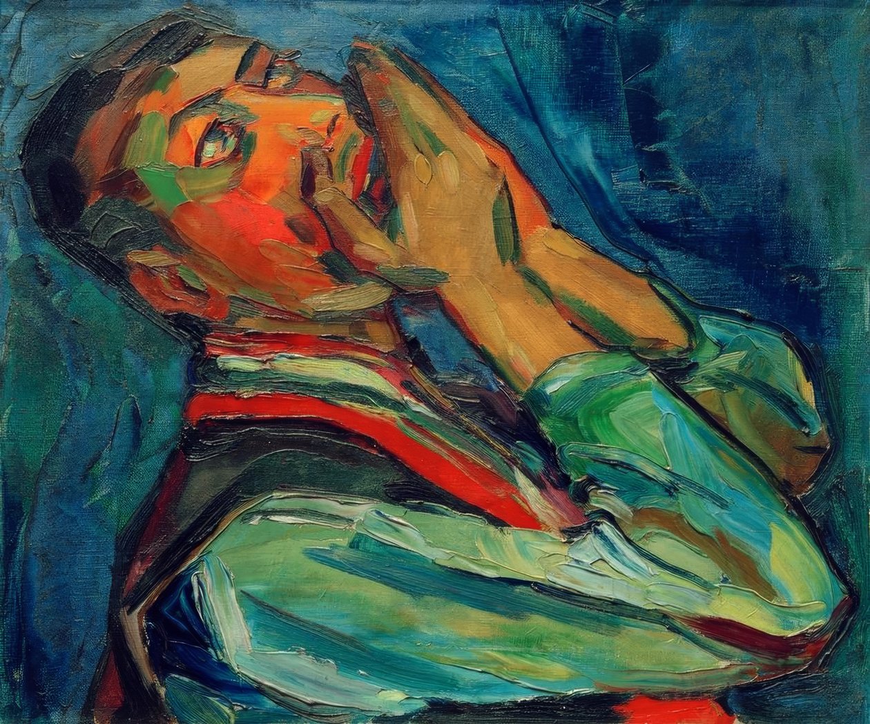 Munnspillspiller av Peter August Böckstiegel