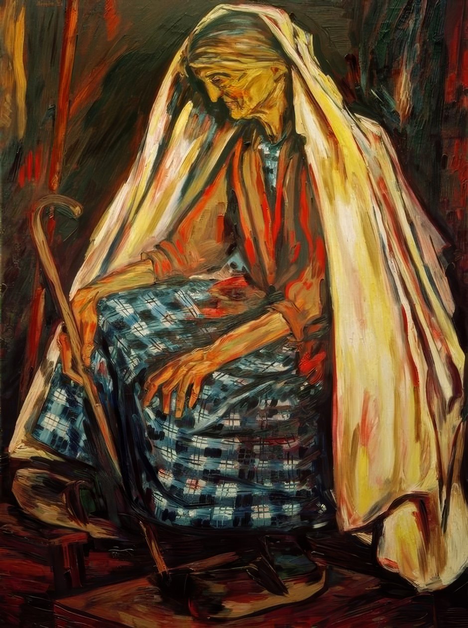 mors bilde av Peter August Böckstiegel