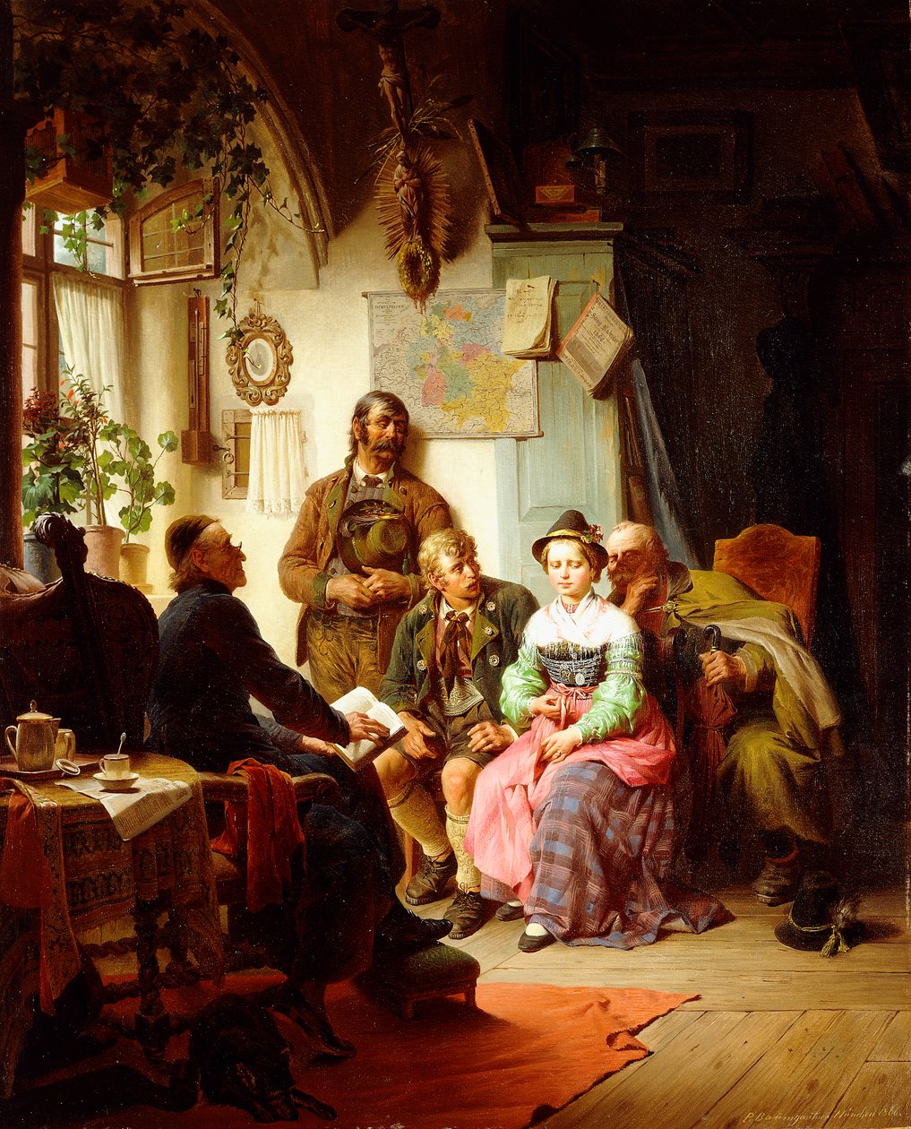 Ekteskapsinstruksjonene, 1866 av Peter Baumgartner