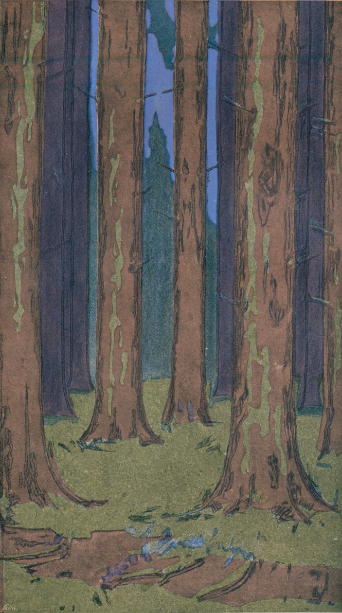 Skogen, 1901 av Peter Behrens