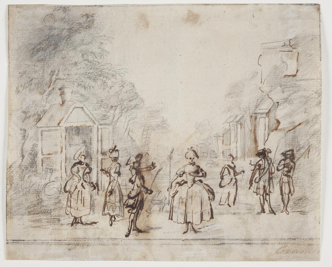 En leietakerscene av Peter Cramer