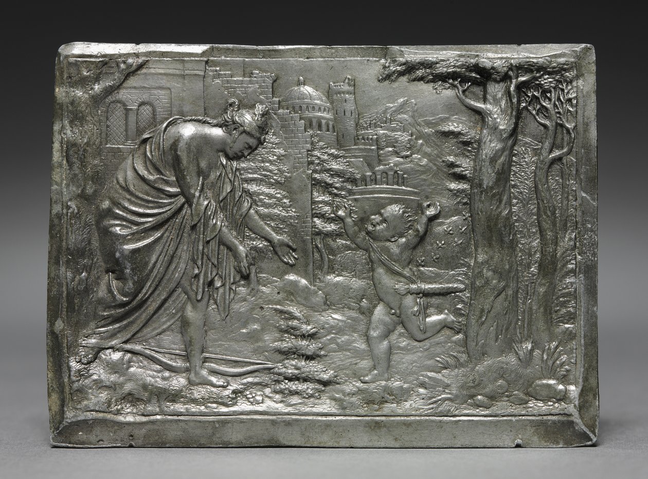 Amor som klager til Venus, ca. 1540-1546. av Peter Flötner