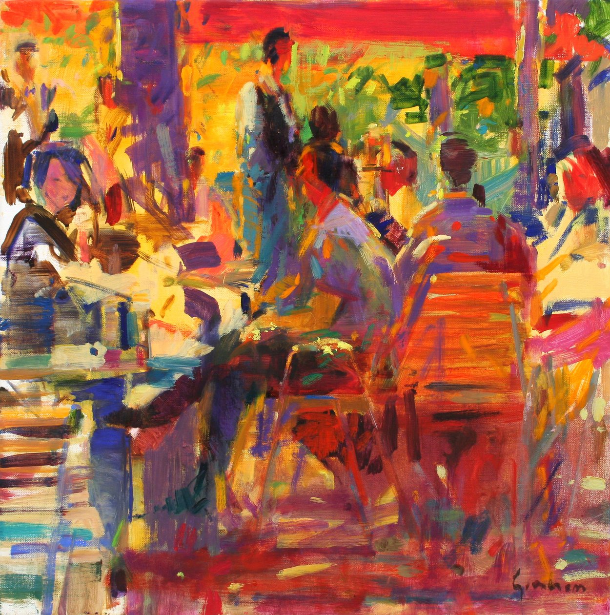 Paris kamp av Peter Graham (Contemporary)