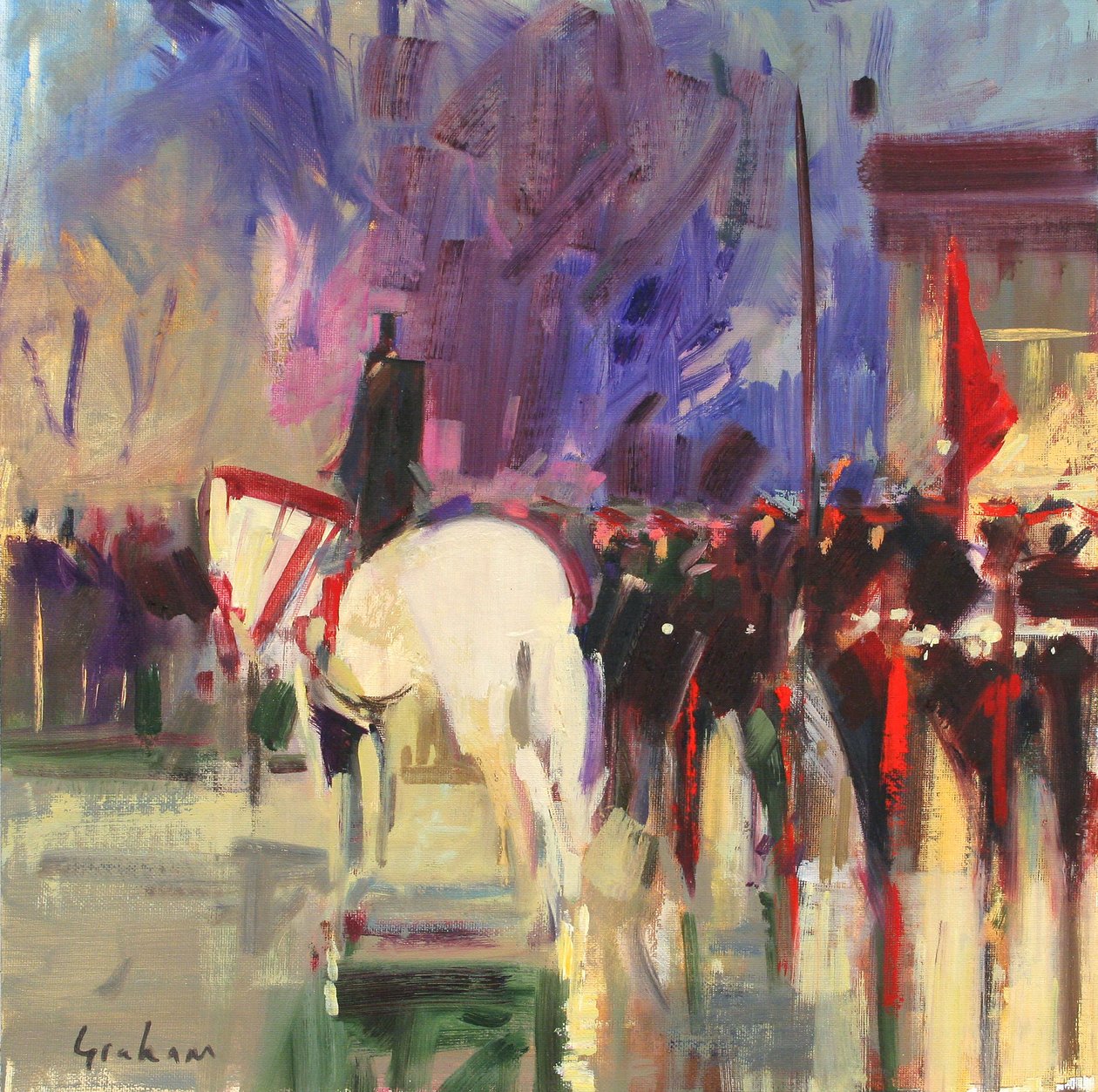 Warhorse, Sandhurst av Peter Graham (Contemporary)